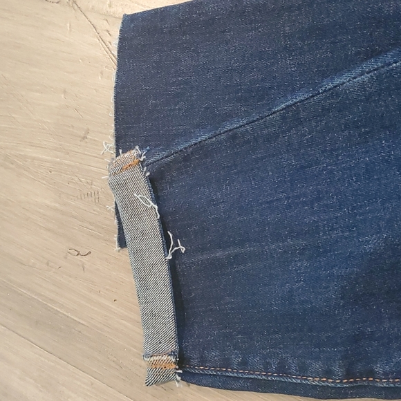 O.G. STRAIGHT ANKLE HIGHRISE SZ 0 MED BLUE JEANS NWT SECRET SLIM POCKETS - Picture 2 of 8